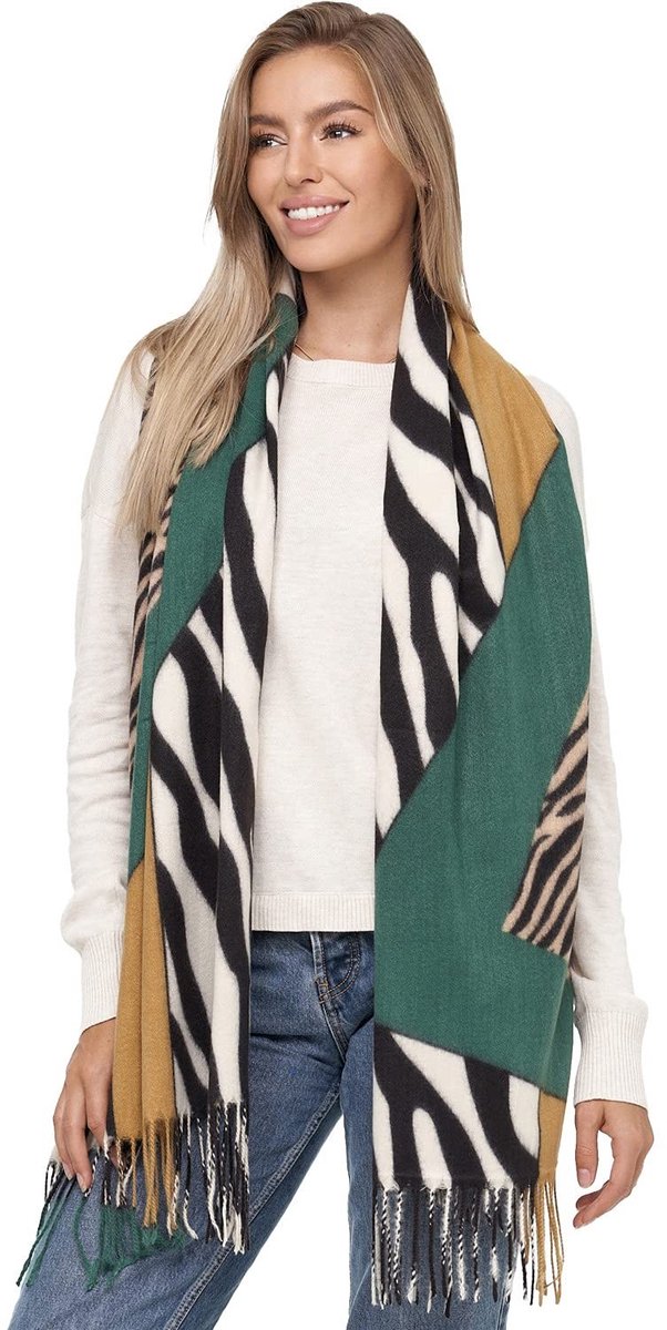 Omgoods - XXL Dames Sjaal met Leopardpatroon in 3 Kleuren