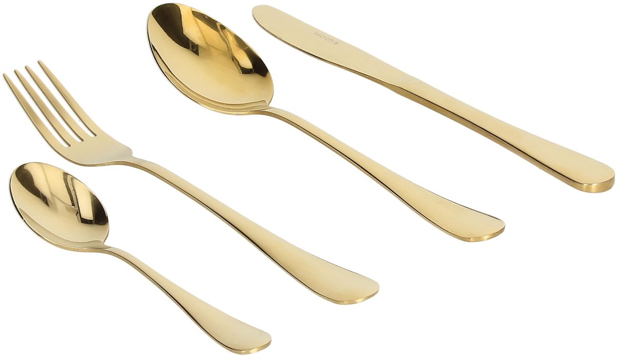 Omgoods - Gouden Bestekset 24-delig