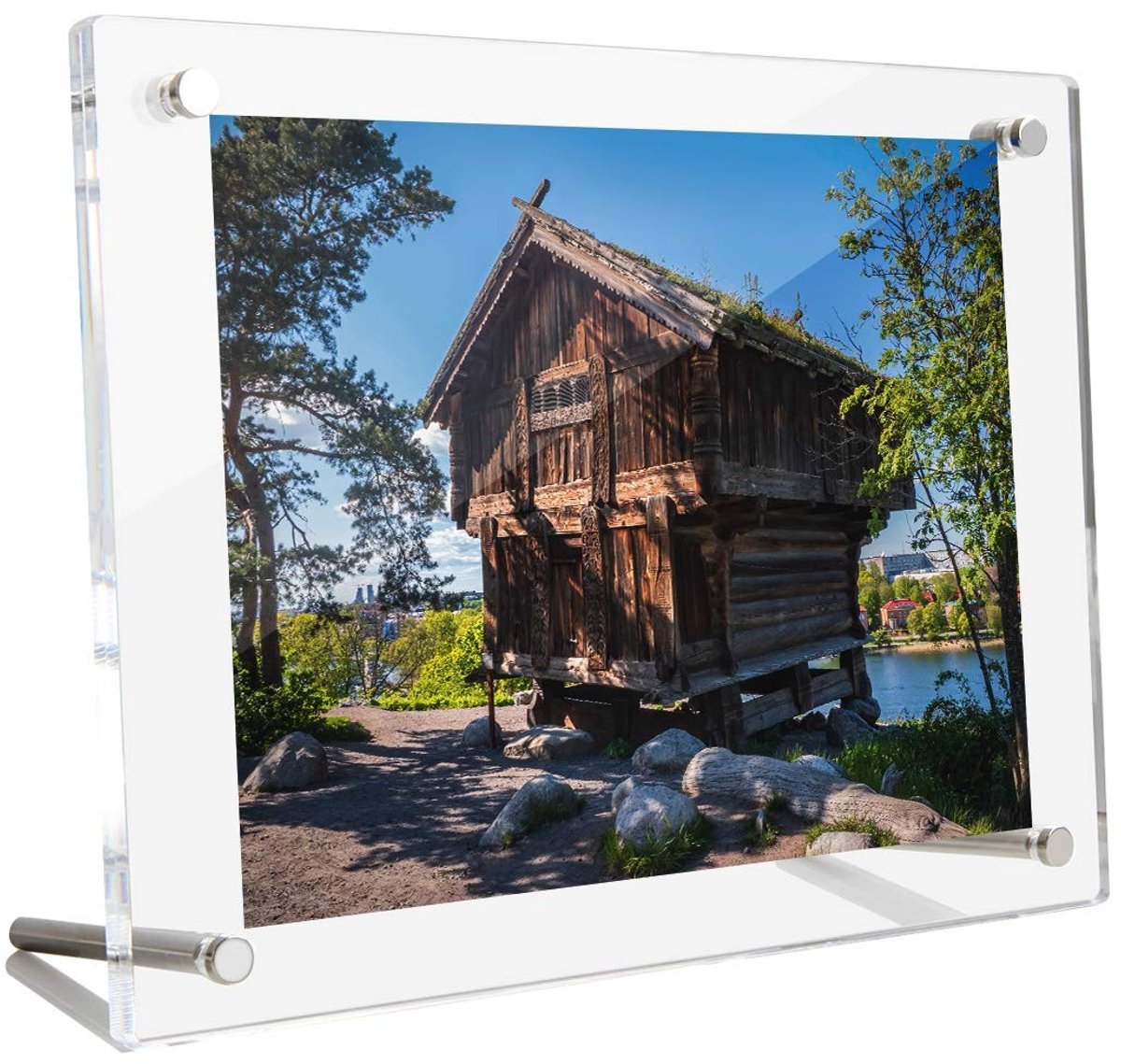 Omgoods - A4 Acryl Fotolijst Vrijstaand voor Foto's en Certificaten