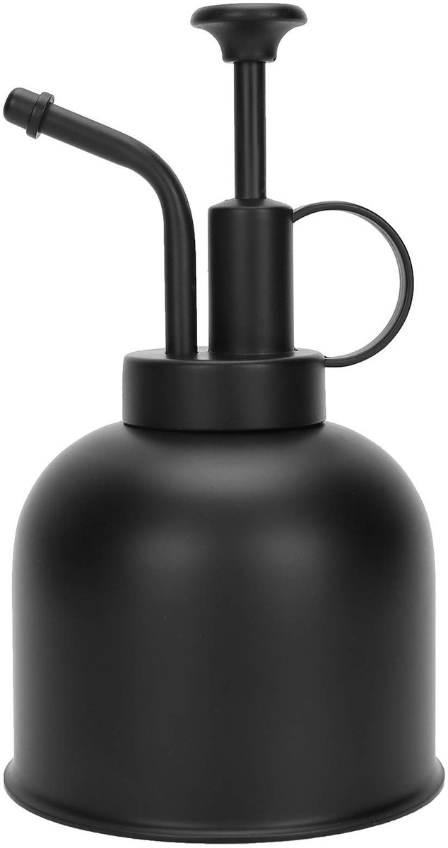 Omgoods- Nevelspray 300 ml - Handdruk - Plantenvernevelaar - Sproeifles - Roestvrij staal - Hoogglans gepolijst - Plantenverstuiver