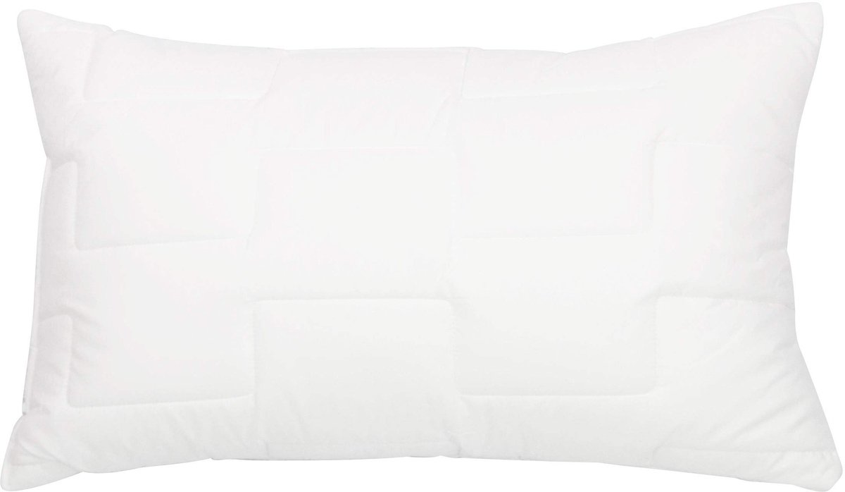 Omgoods - Microvezel Driekamer Kussen 340 g - 50x70 cm Wit Ökotex