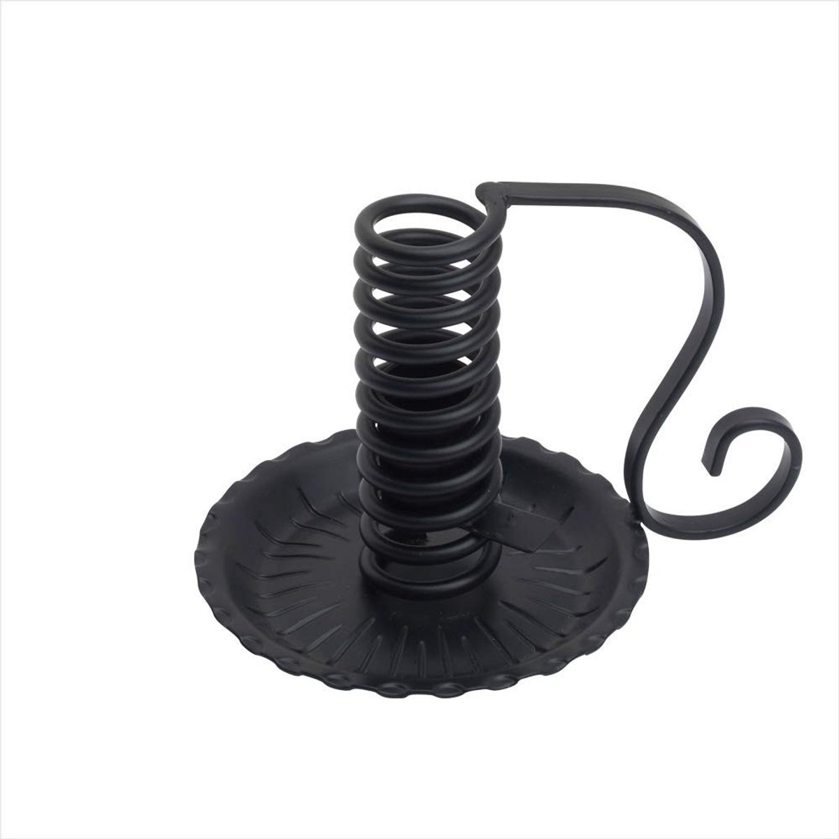 Omgoods - Spiral Kaarsenhouder van Zwart IJzer