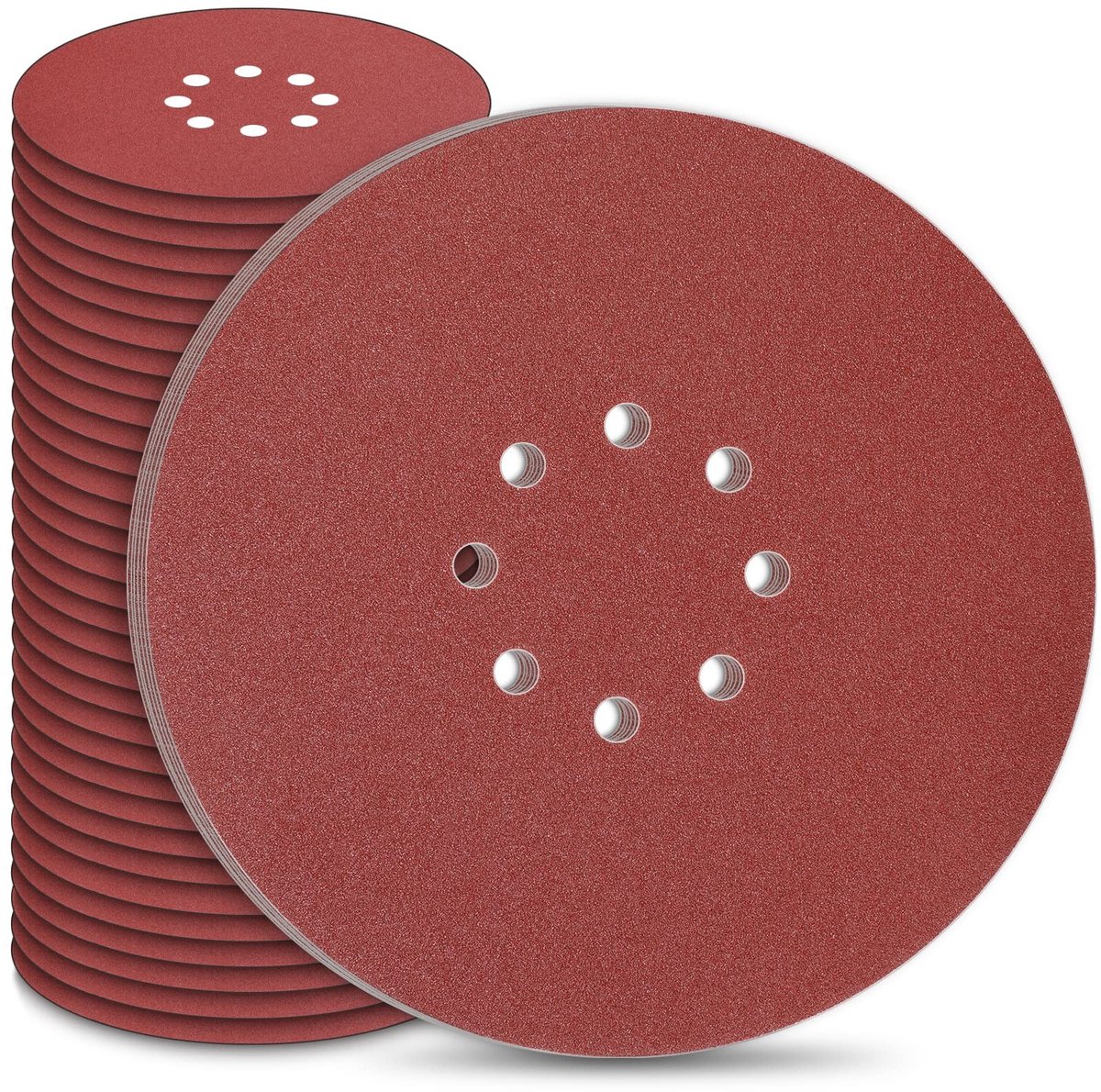 Omgoods - 50 Stuks Schuurdiscs 225mm voor Droogwand Schuurmachines
