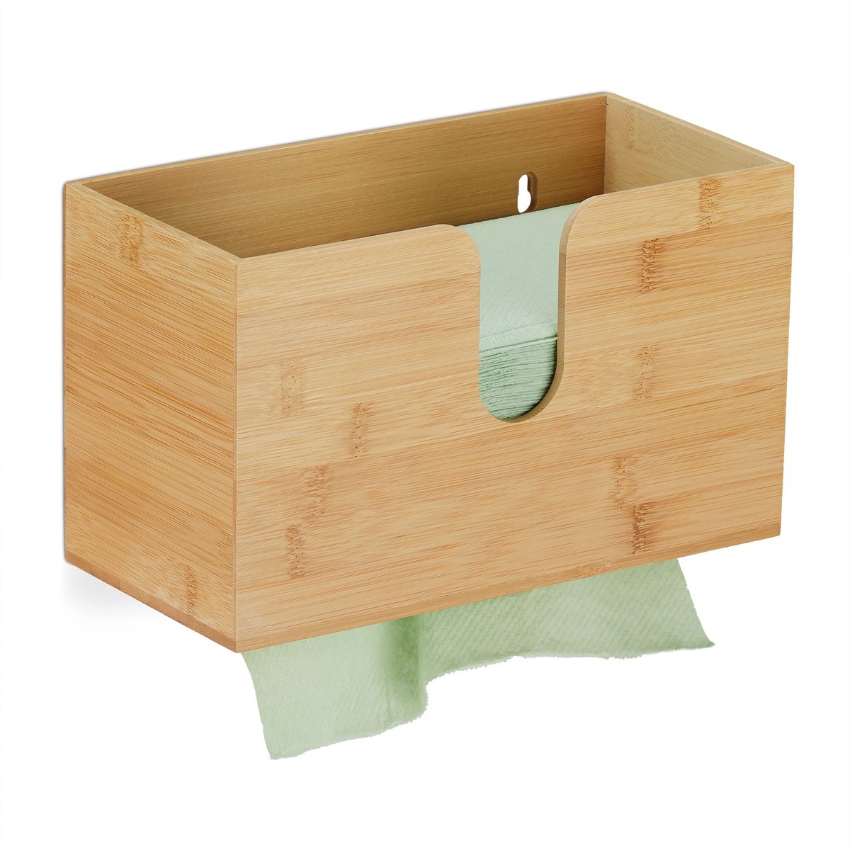 Omgoods - Bamboe Wand Towel Dispenser voor Papierhanddoeken