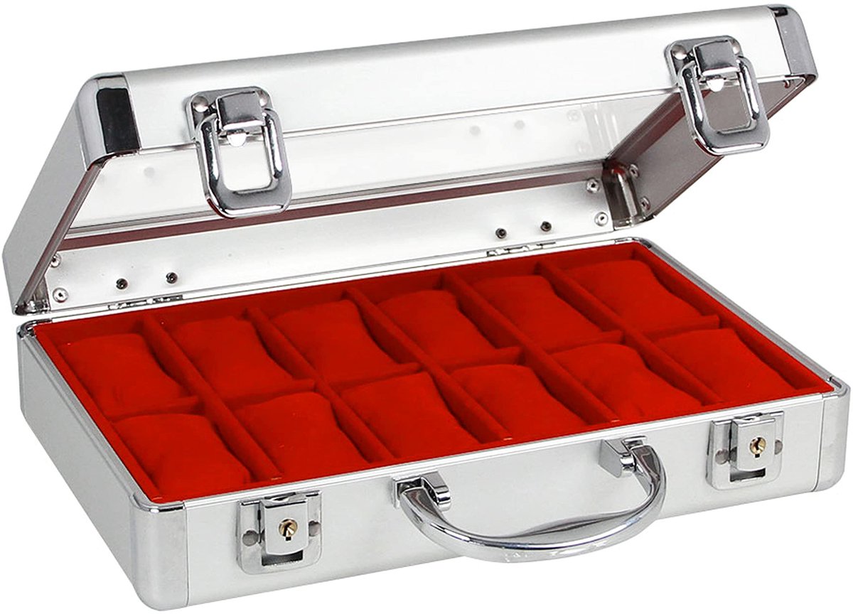 Omgoods - Aluminium Opbergdoos met 18 Compartimenten