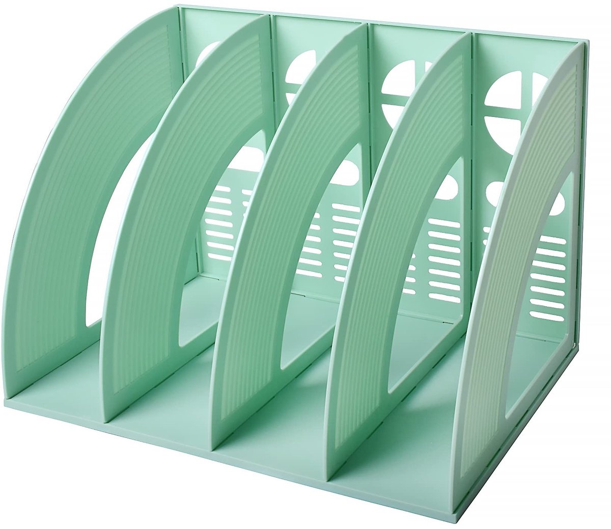 Omgoods - Magazinehouder - Stevige Desk Organizer voor A4 Documenten - Groen