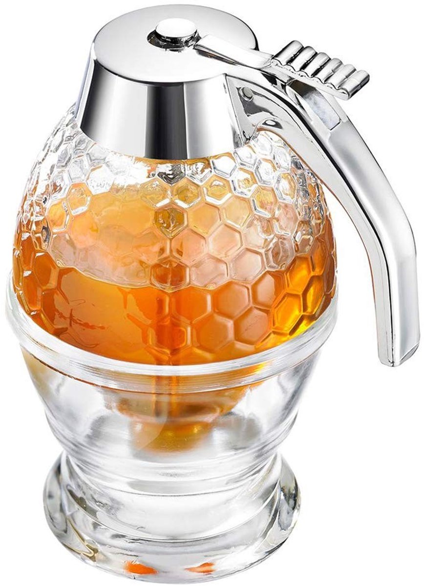 Omgoods - Honingdispenser met Onderstel, 200 ml