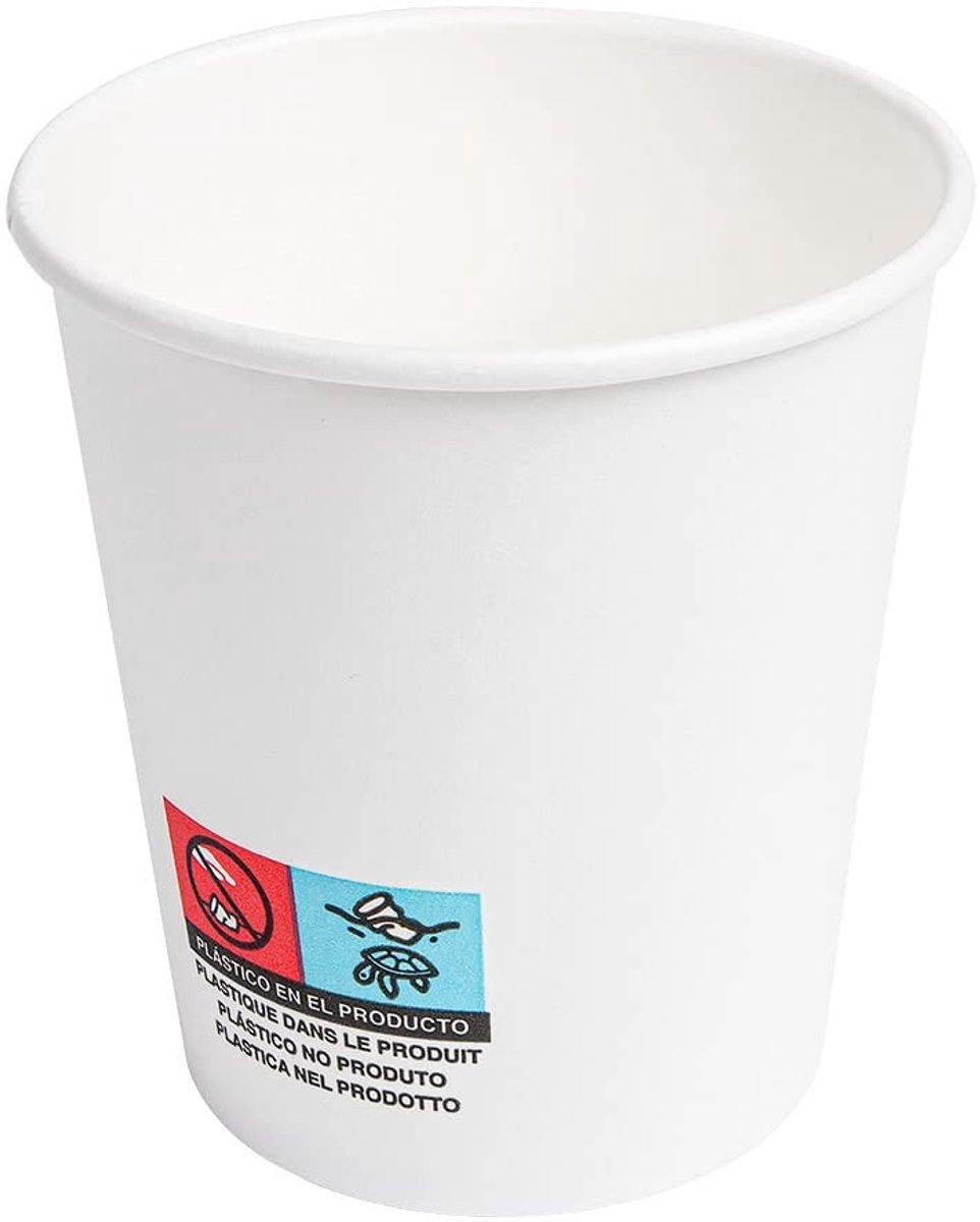 Omgoods - Wegwerp Bekers voor Koffie en Thee 180ml