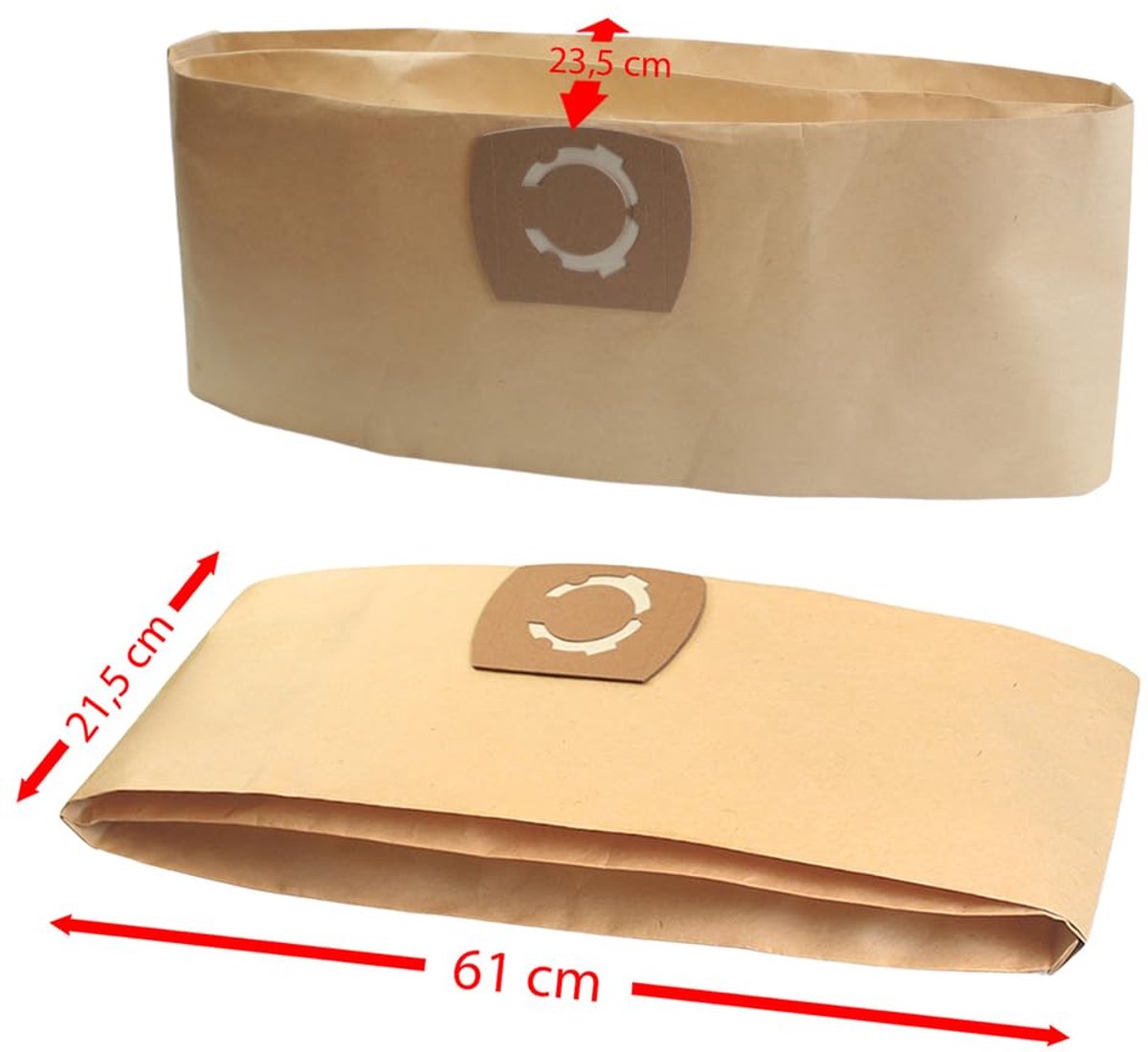 Omgoods - Vervangende Stofzuigerzakken 10-Pack voor VC 21 L MC