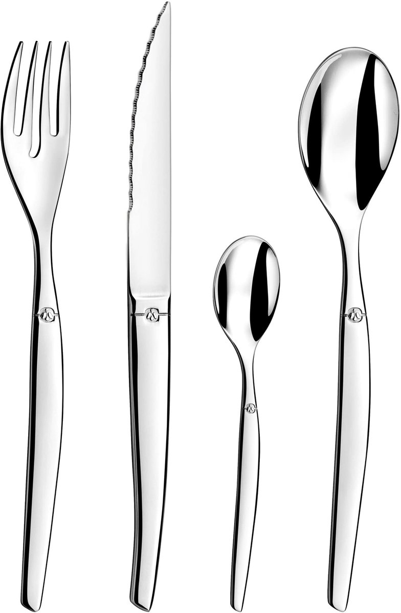 Omgoods - 16-delig Bestekset voor 4 Personen met Elegant Ontwerp