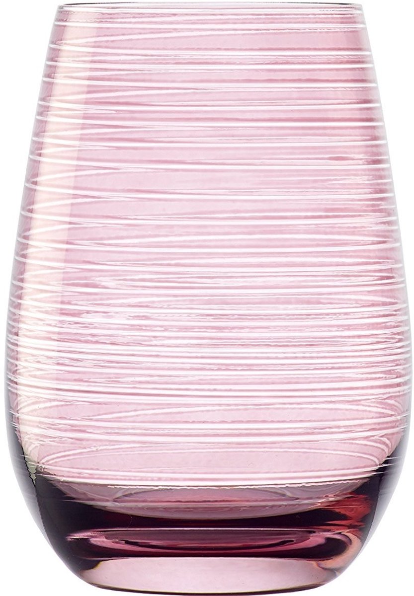 Omgoods - Set van 6 Waterglazen in Lilac, 475 ml