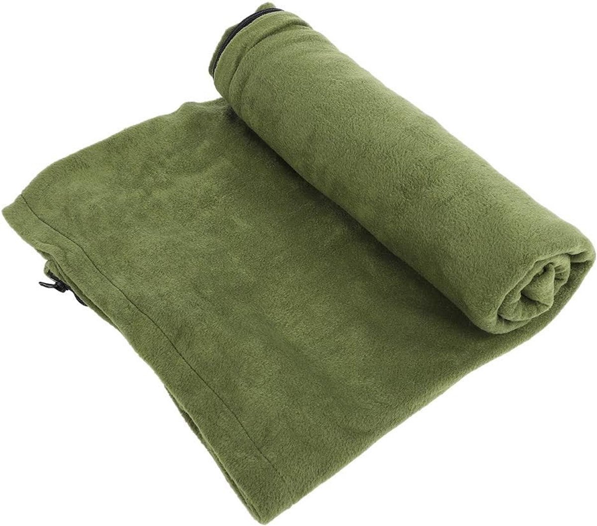 Omgoods- Slaapzak Draagbaar - Outdoor Slaapzak - Polar Fleece - Lichtgewicht - Antipilling - Machinewasbaar - Trekkoord Uitsparing - Campingslaapzak