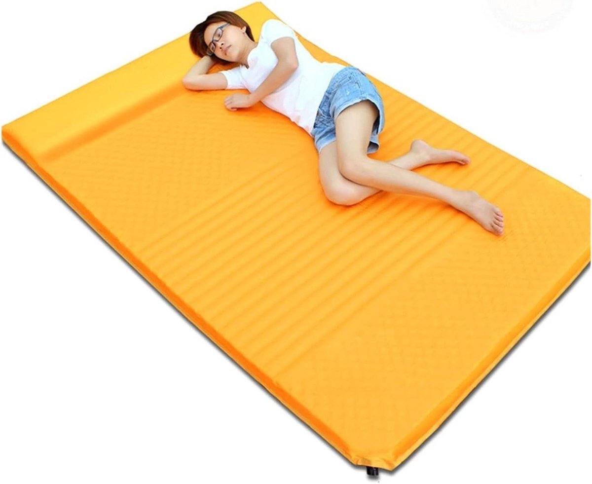 Opvouwbare Kampeermat - Luchtmatras Dubbel - Buiten Slapen - Vochtbestendig Ontwerp - 190x130x7.5cm - Blauw