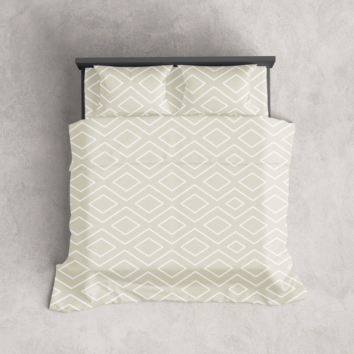 Lakenset 100% Katoen Premium - Plat bovenlaken met onderlaken - XL 180 Hoeslaken - Renaux Beige