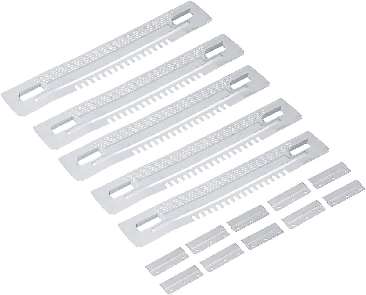 Bijenkorf Ingangsverkleiner - Muisbeschermer Schuifdeur - Bijenkolonie Beschermen - Selectieve Toegangscontrole - 39 x 6.5 cm - Zilver