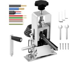 Kabelstripper machine - Professionele Handmatig Kabelstriptang - 1,5-21 mm Stripbereik - met Schroevendraaieradapter - V-groef voor Sliploze Fixatie - Voor bouwprojecten recycling van afvalkabels reparatiewerkplaatsen