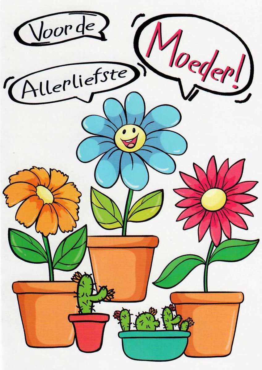 Mamma kaart | Wenskaart | 10 stuks | Voor de allerliefste moeder!