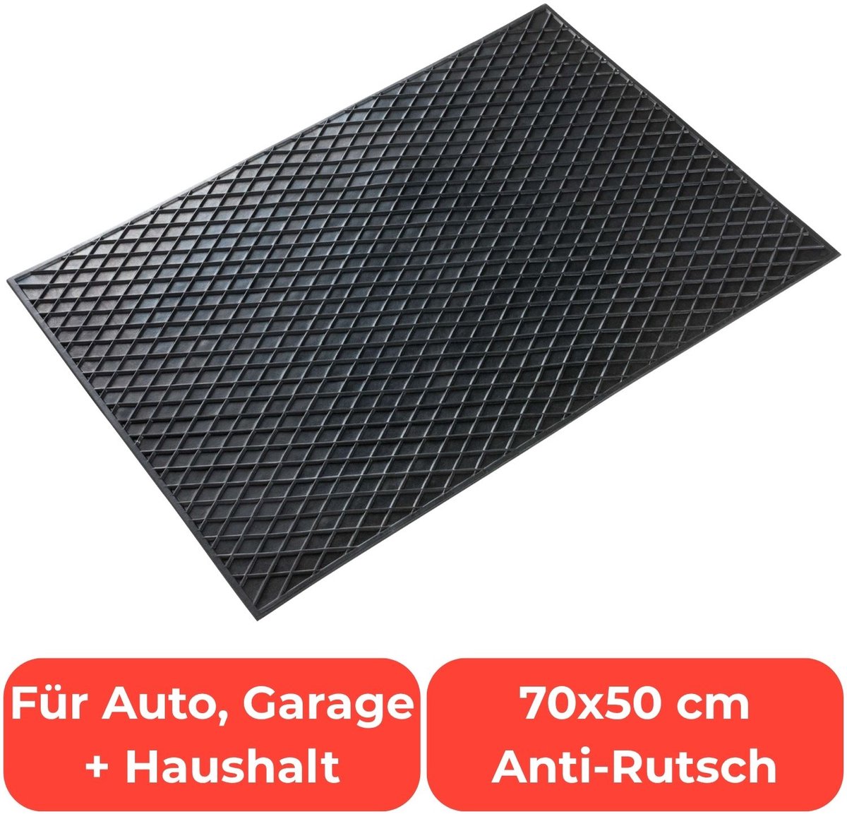 Rubbermat automatten rubber universeel rubberen mat vloermat kofferbak auto personenauto – foto 8