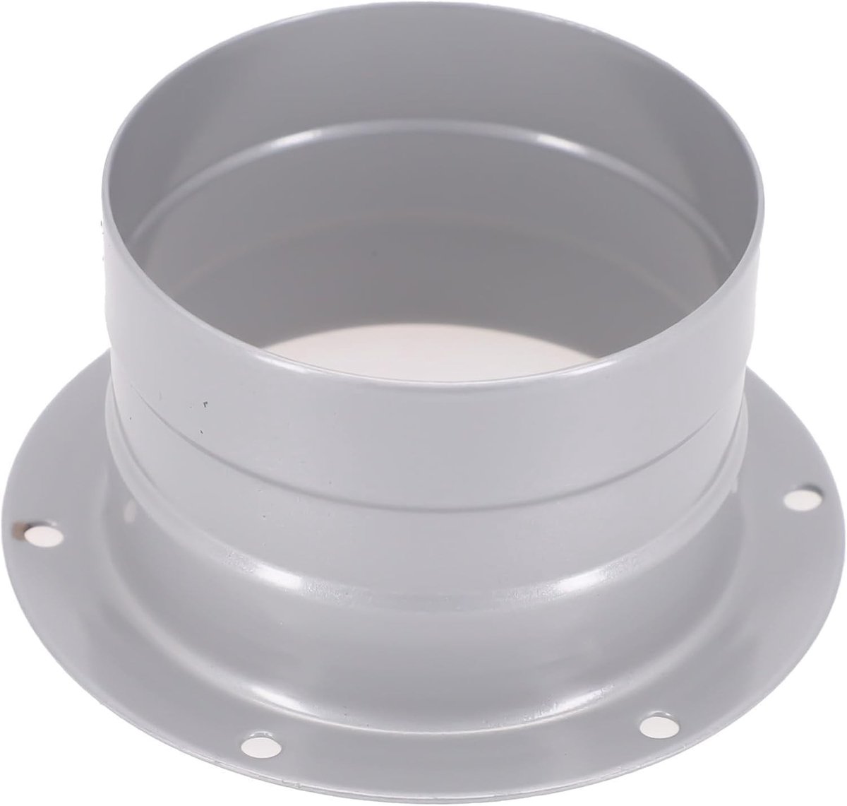 Metalen Ventilatiepijp Aansluitstuk 9-8 Inch voor Wandmontage - Ronde Luchtpijp Connector voor Ducts en Ventilatie Systemen (75mm)