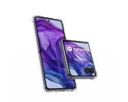 Hoesje geschikt voor Motorola Razr 70 Plus / 50 Ultra – CrystalClear Back Cover – Schokbestendig – Transparant
