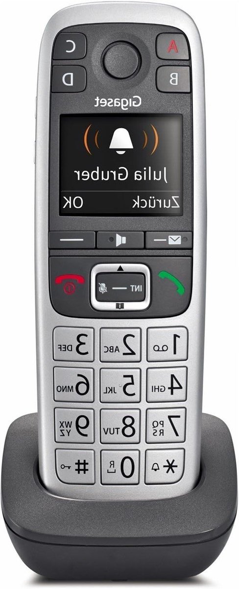Draadloze Telefoon - Extra Handset - Oudere Gebruikers - Grote Toetsen - Panorama Display - Zwart