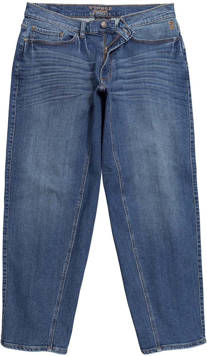 STHUGE - Heren - Ballonjeans 5-pocket wijde Balloon Fit vintage look - Licht blauw denim - Maat 54