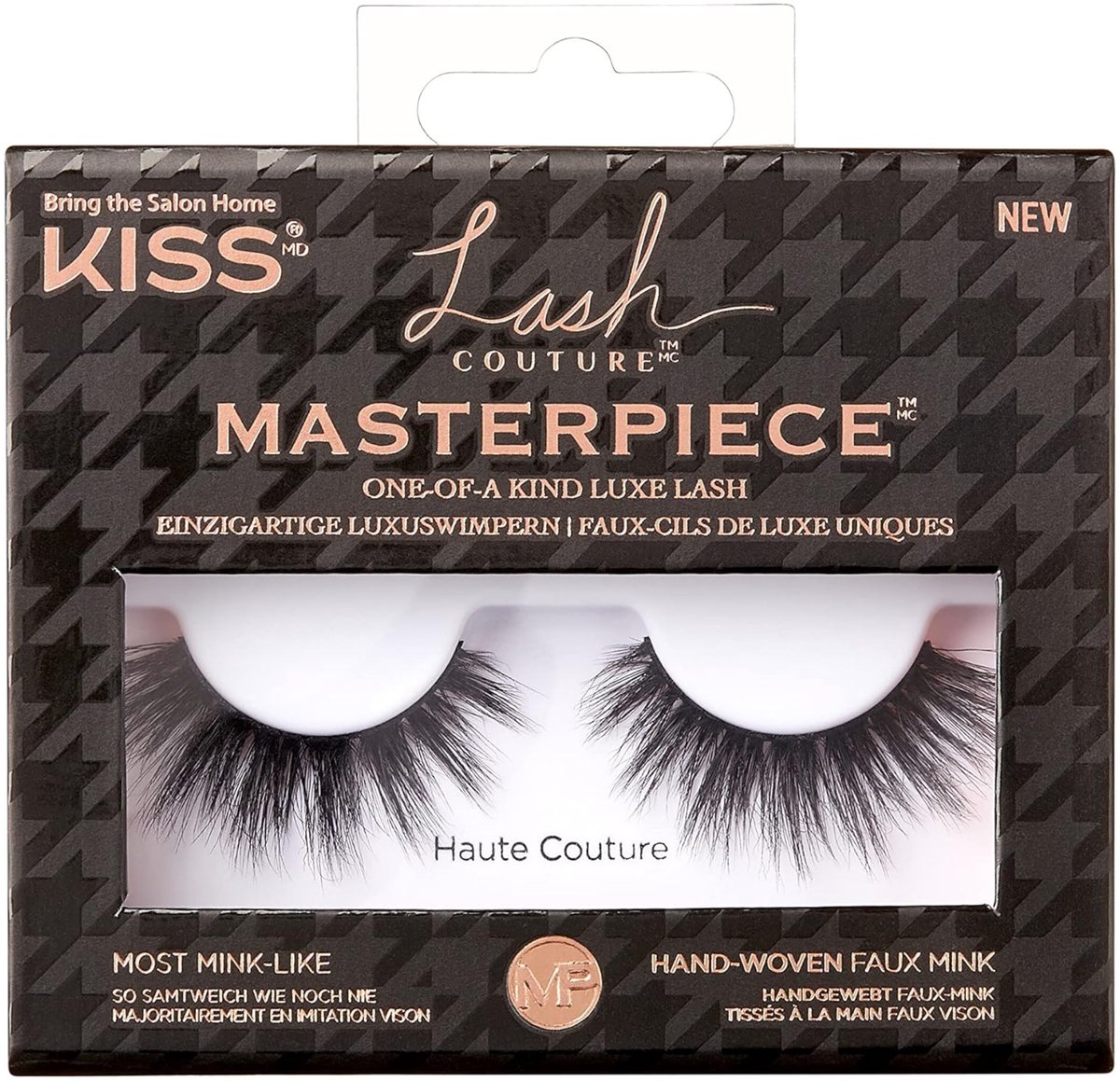 Kiss meesterwerk haute couture - kunstwimpers op strip - set met lijm, 1 stuk