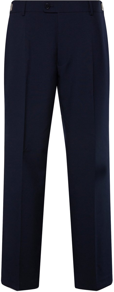 Men Plus - Heren - Chauffeursbroek mix & match Madrid clipsluiting - Donkermarine - Maat 30