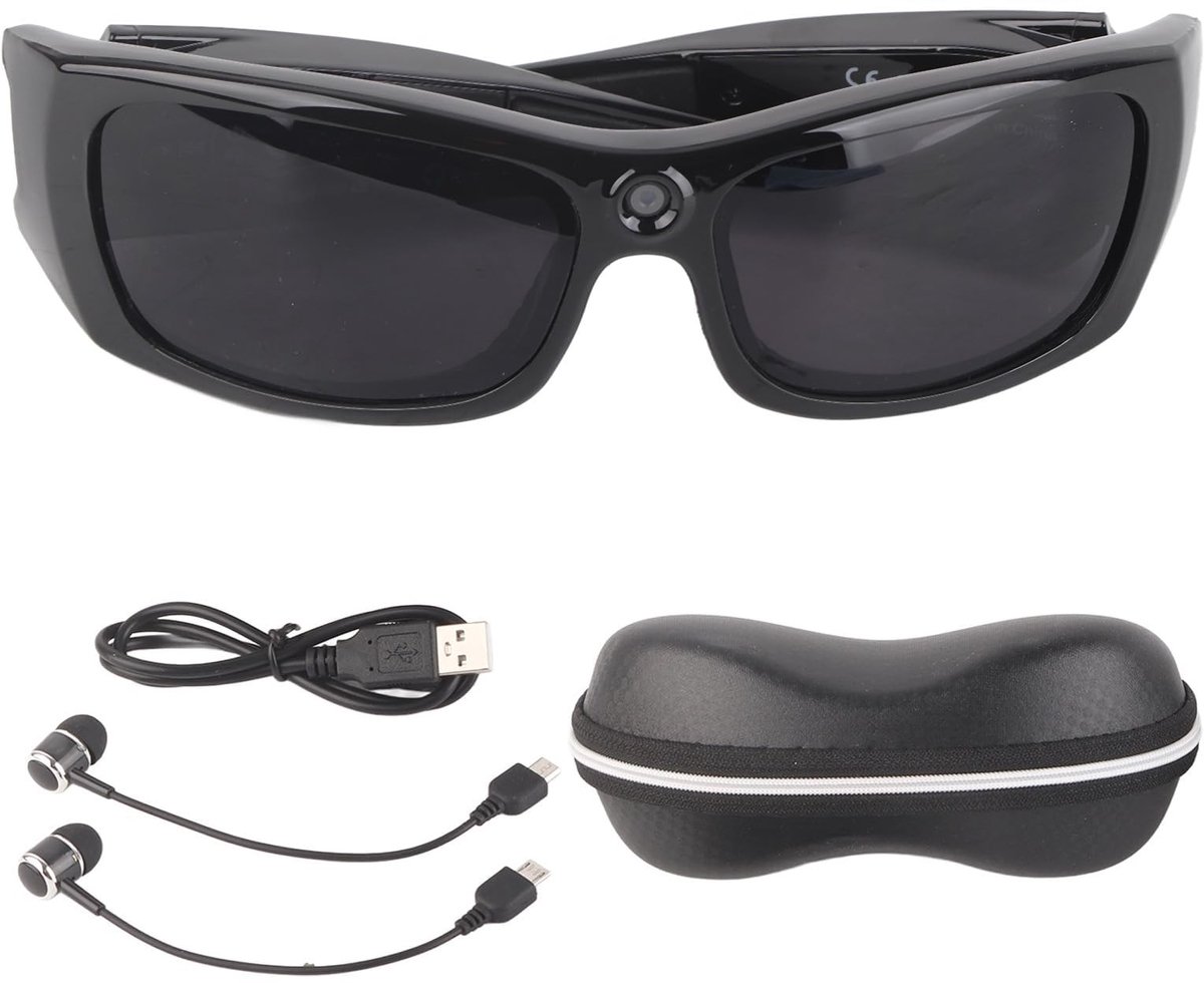 Omgoods - 1080p Smart Camera Zonnebril voor Sport en Reizen