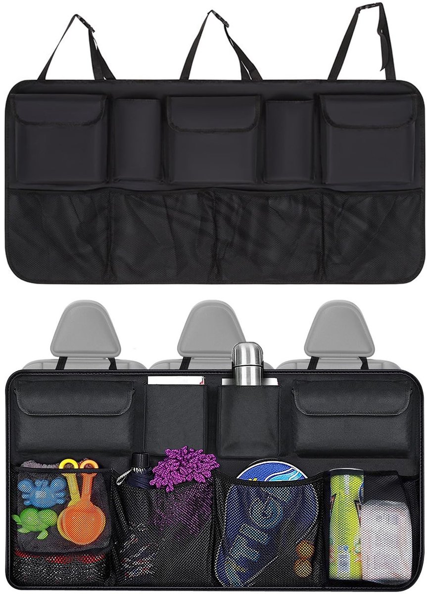 Omgoods - Auto Organiser met 8 Compartimenten en Waterdichte Materiaal