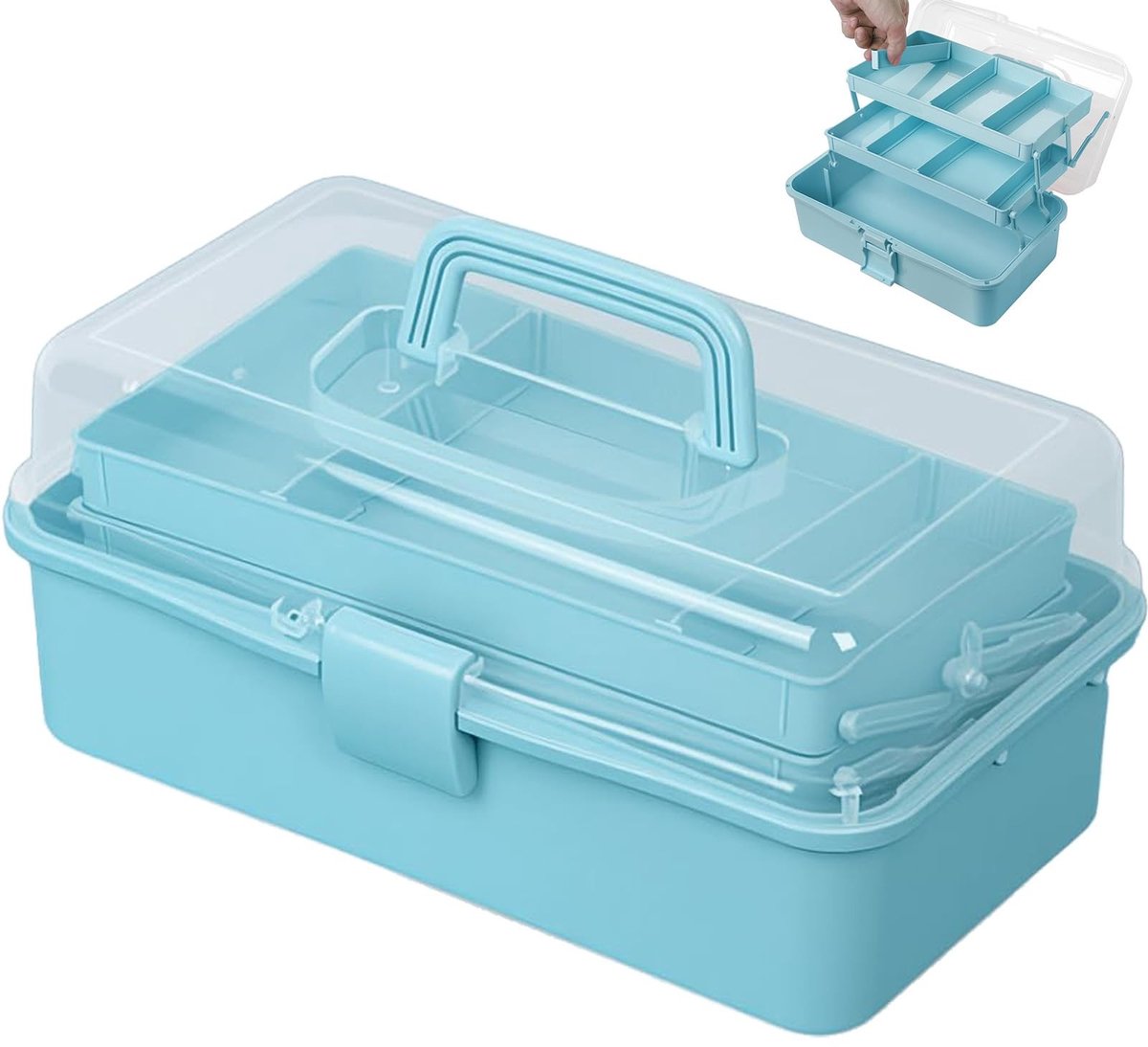 Omgoods - Multifunctionele Creatieve Opbergdoos met 3 Planken
