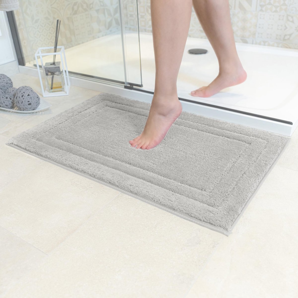 Omgoods - Anti-Slip Badmat 70x120cm Super Absorberend en Wasbaar