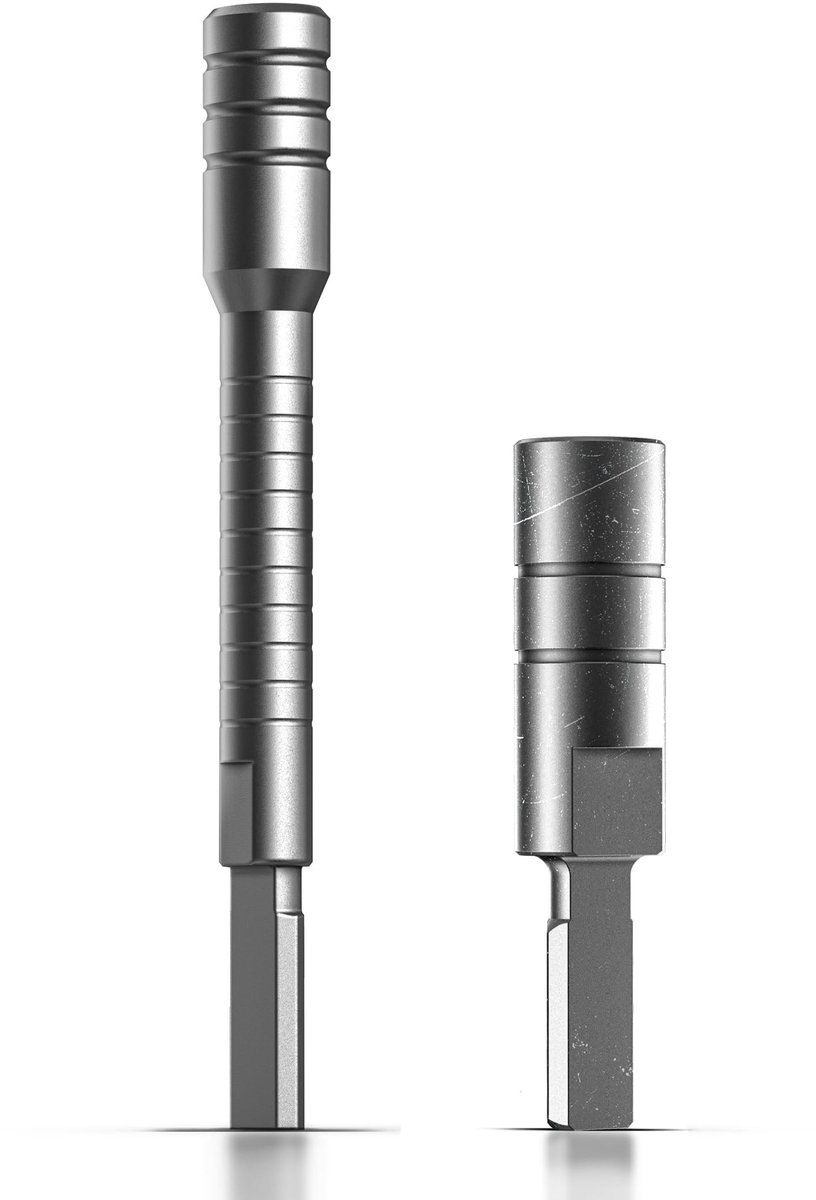 Omgoods - 2-delige Set Bitadapter en Verlengstuk voor Multitools