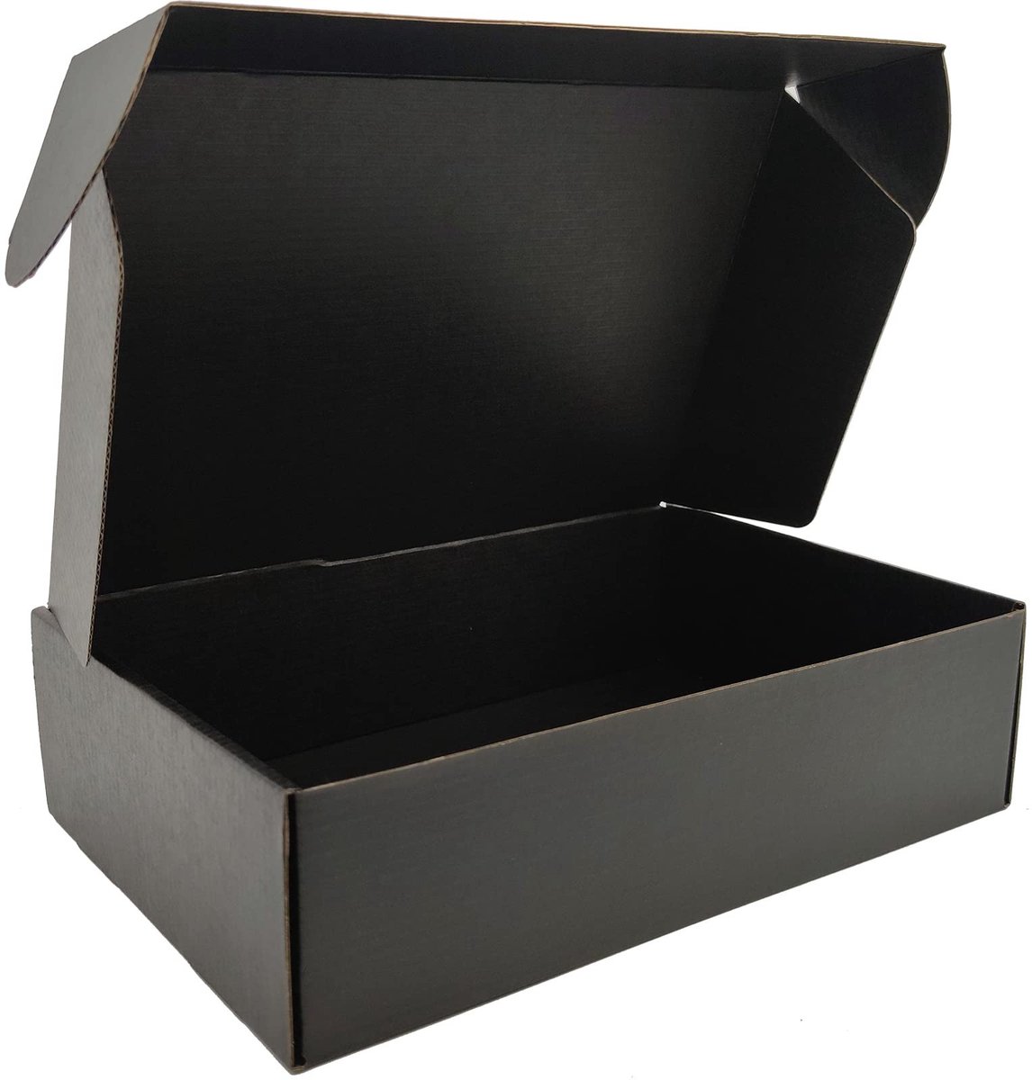 Omgoods - Medium Verzenddozen 300 x 230 x 100mm Zwart (Pack van 20)