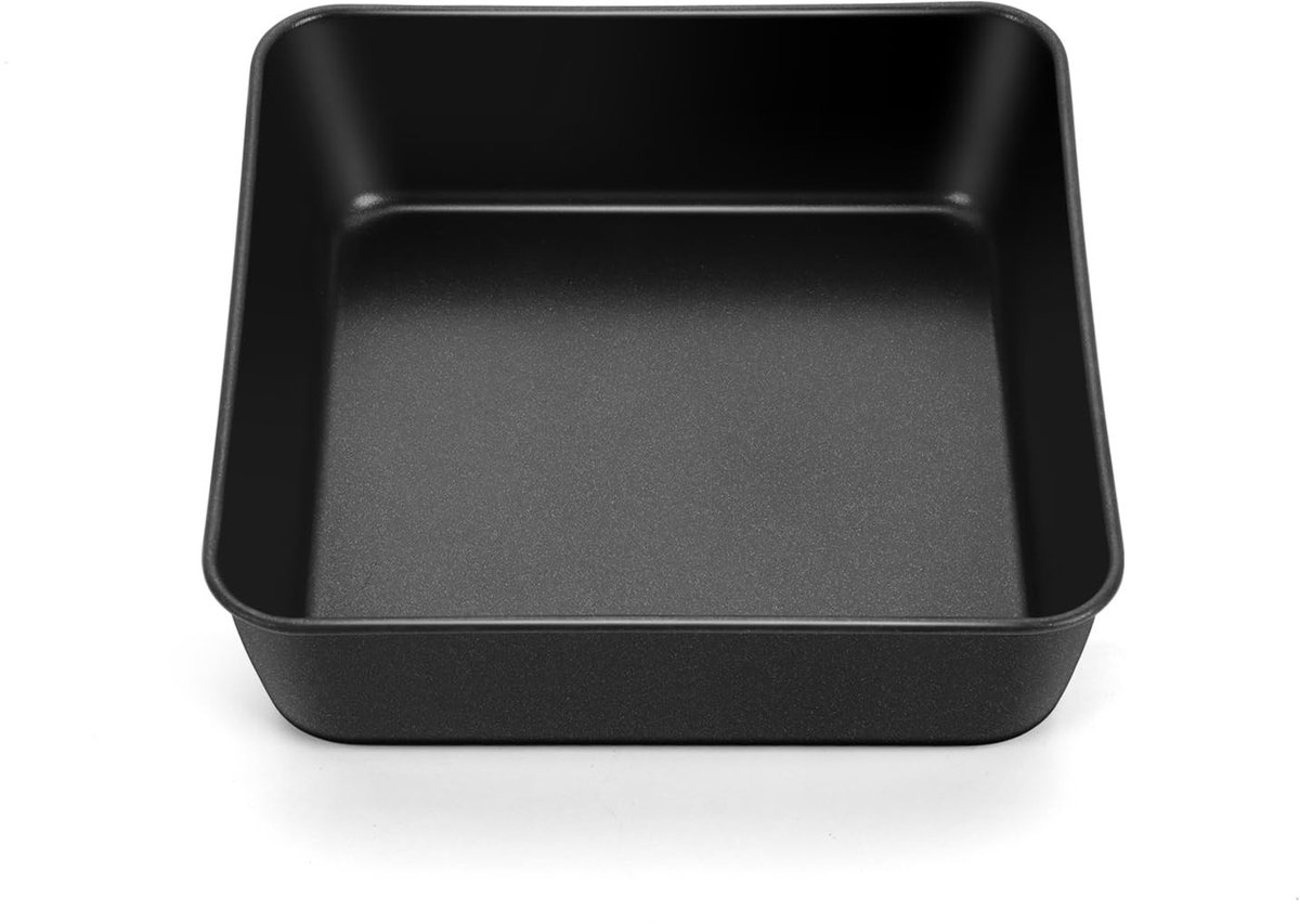 Omgoods - Vierkante Bakvorm 16 x 16 x 5 cm met Antiaanbaklaag