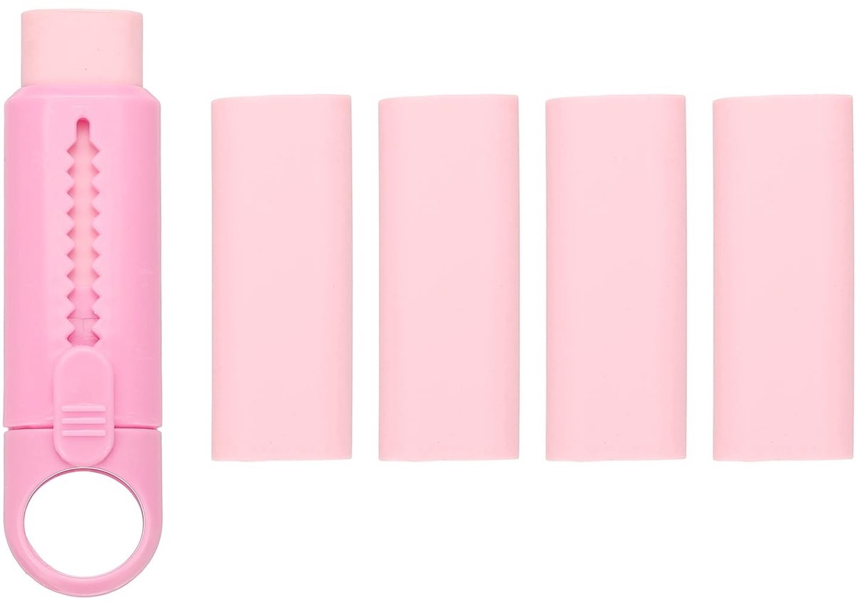 Omgoods - 4 Stuks Gummen met Vervangingen, Schattige en Gemakkelijke Schoonmaak voor Tekeningen