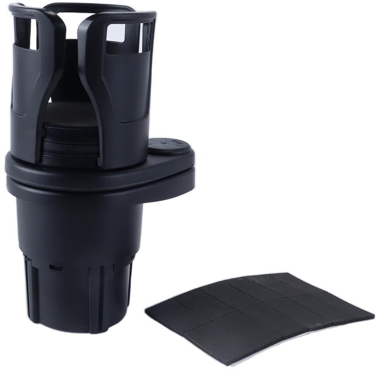 Omgoods- Autobekerhouder 2-in-1 - Bekerhouder Auto - Ruimtebesparend - Geschikt voor Diverse Autostoelen - Compact Ontwerp - Diameter 7,4-15 cm