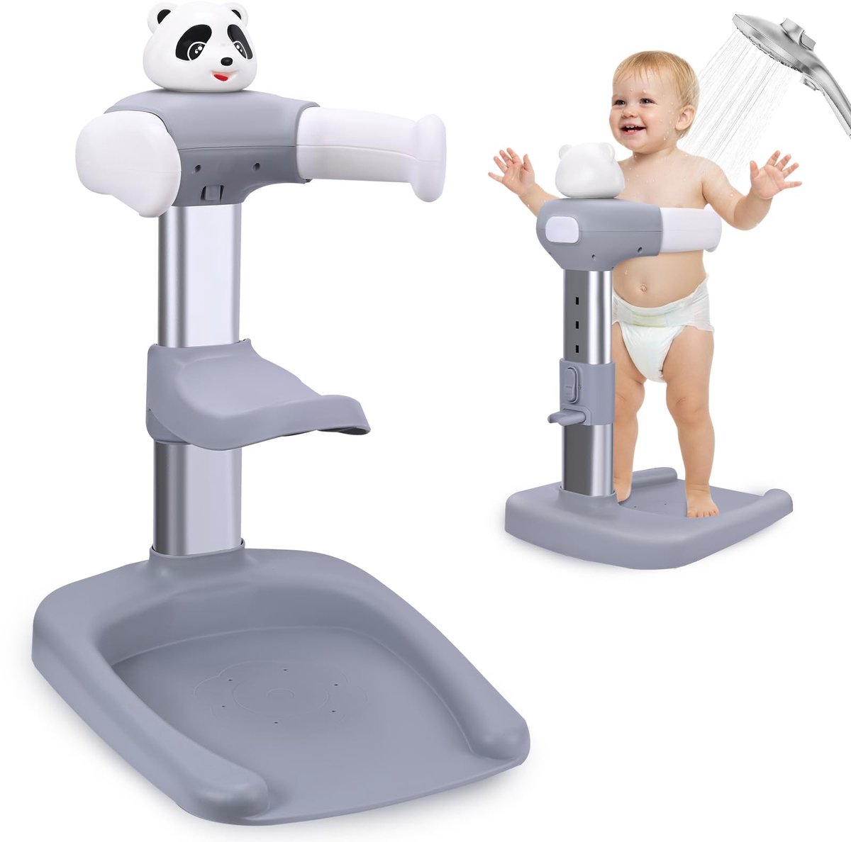Omgoods - Verstelbare Baby Shower Stand met Antislip Basis