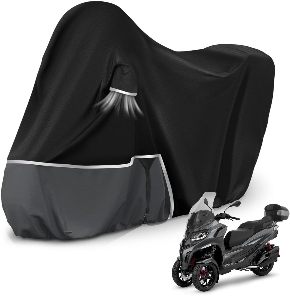 Omgoods - Waterdichte Motorhoes voor Piaggio mp3 400/500
