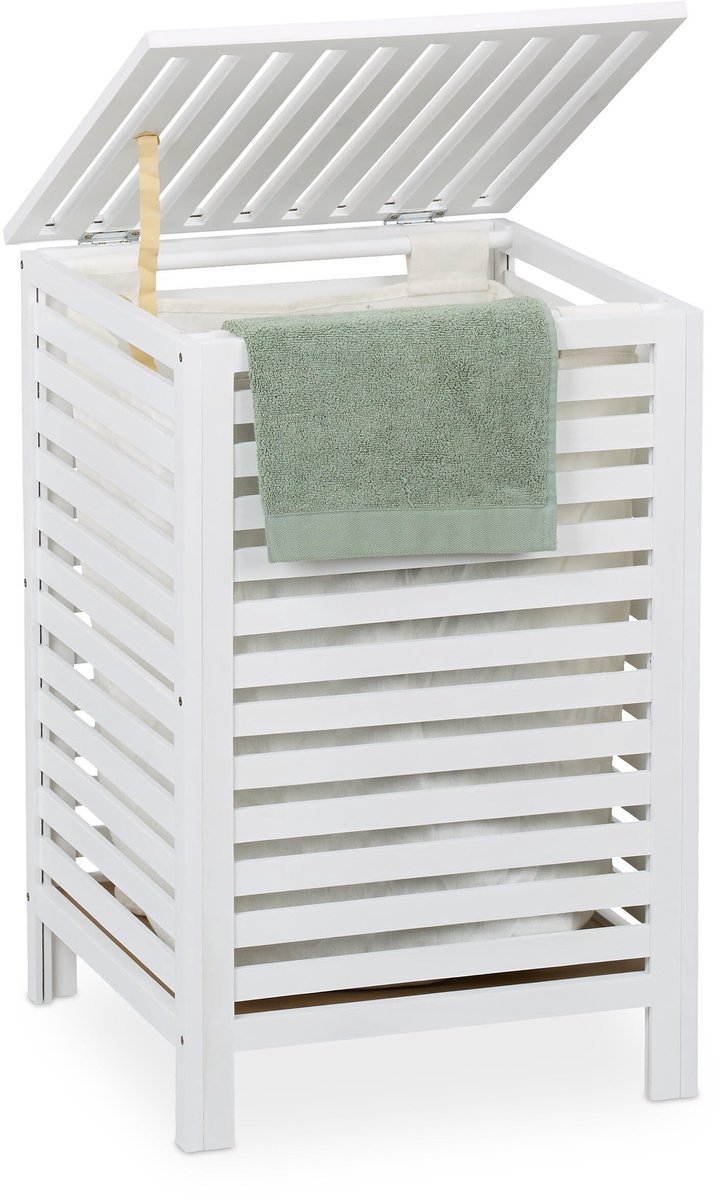 Omgoods - Wasmand met Deksel en Afneembare Tas