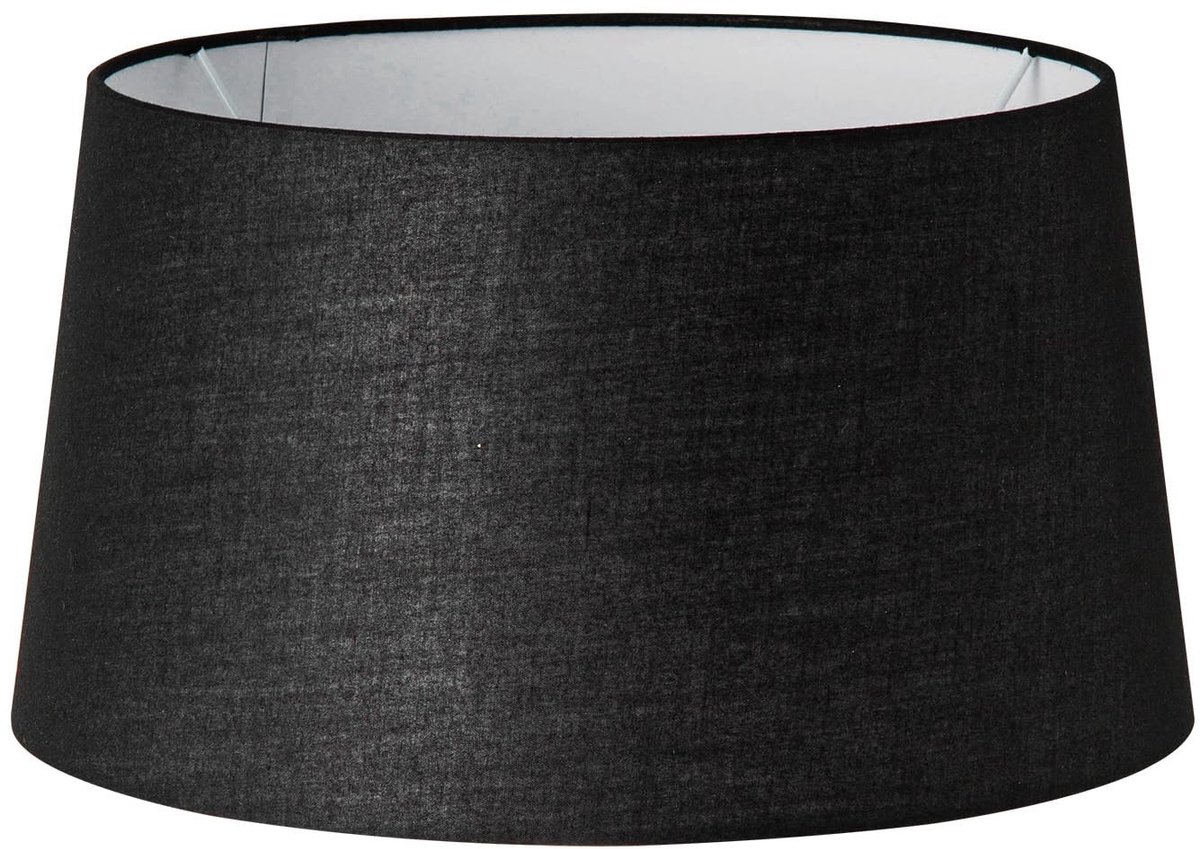 Omgoods - Zwarte Lampenkap voor Tafellamp en Vloerlamp 35/30/19cm