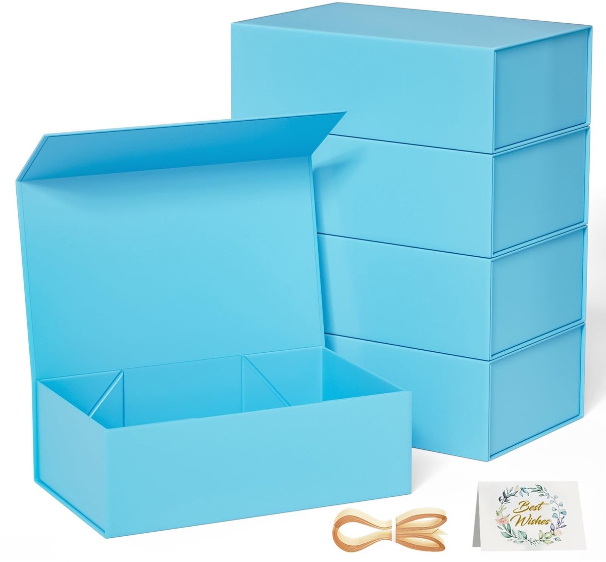 Omgoods - Set van 5 Cadeau Dozen met Deksel en Magnetische Sluiting