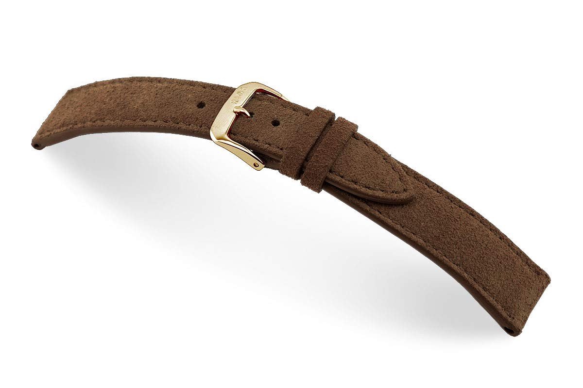 Omgoods - Vervangende Vintage Suède Horlogeband 20mm, Handgemaakt in Duitsland