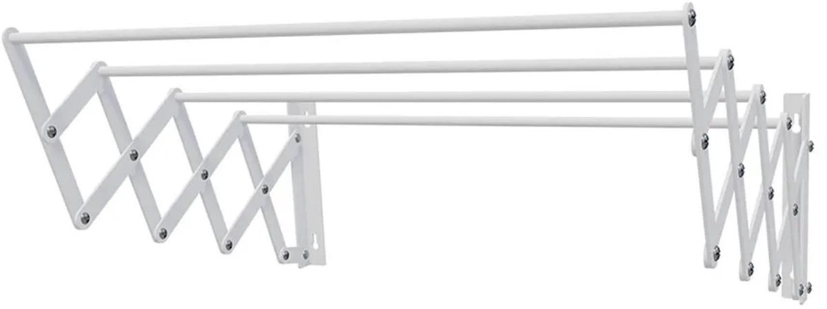 Omgoods - Uittrekbare Droogrek van Metaal - 60 cm x 3 m