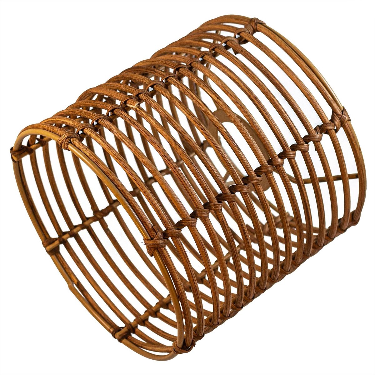 Omgoods - Ronde Boho Rattan Lampenkap voor Diverse Lampen