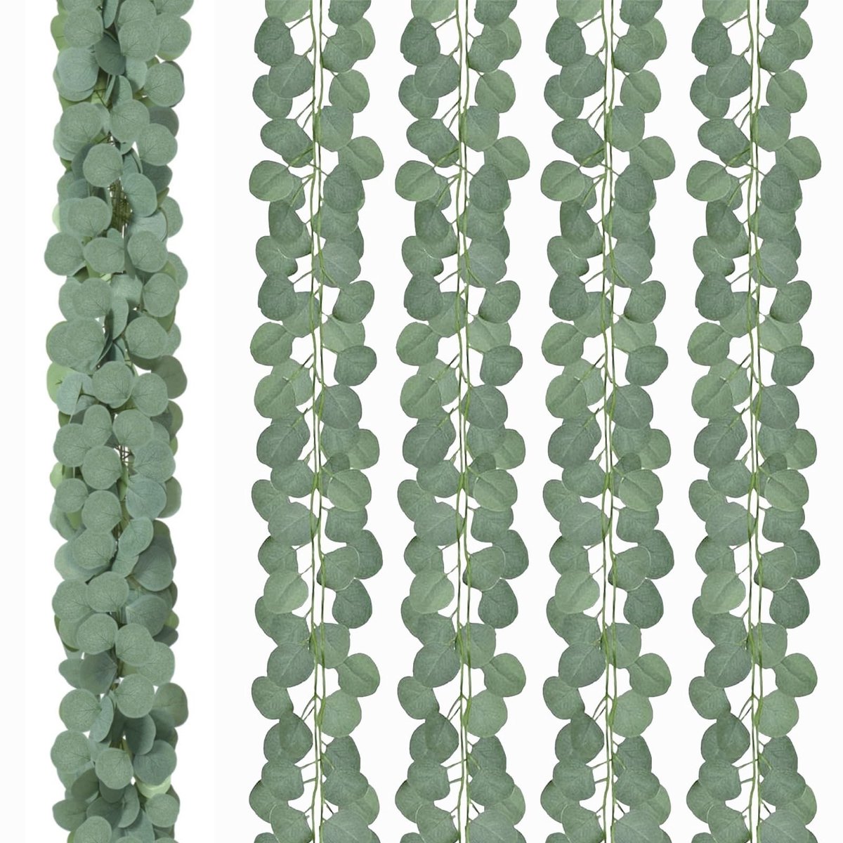 Omgoods - Set van 12 Kunstmatige Eucalyptus Slingers voor Decoratie