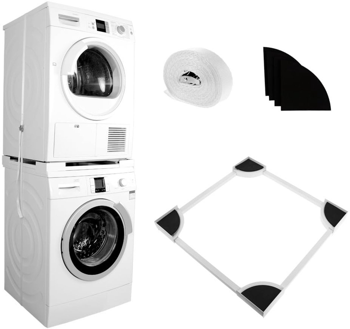 Omgoods - Universele Stapelset voor Wasmachines en Drogers