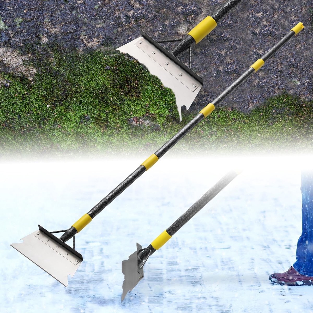 Omgoods - Ergonomische Tuinschep voor Onkruidverwijdering en IJs
