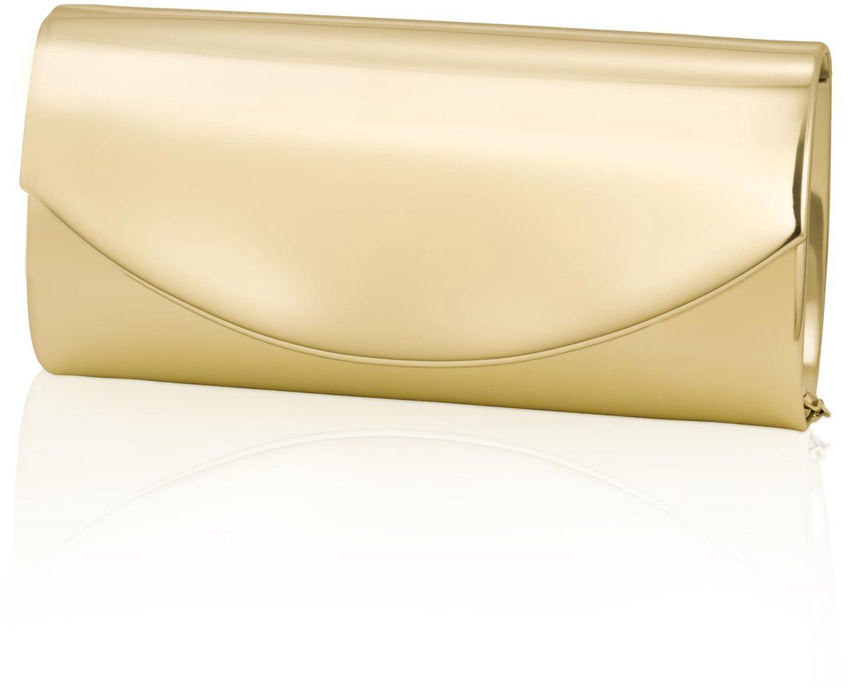 Omgoods - Elegante Clutch Portemonnee voor Vrouwen, Goudkleurig