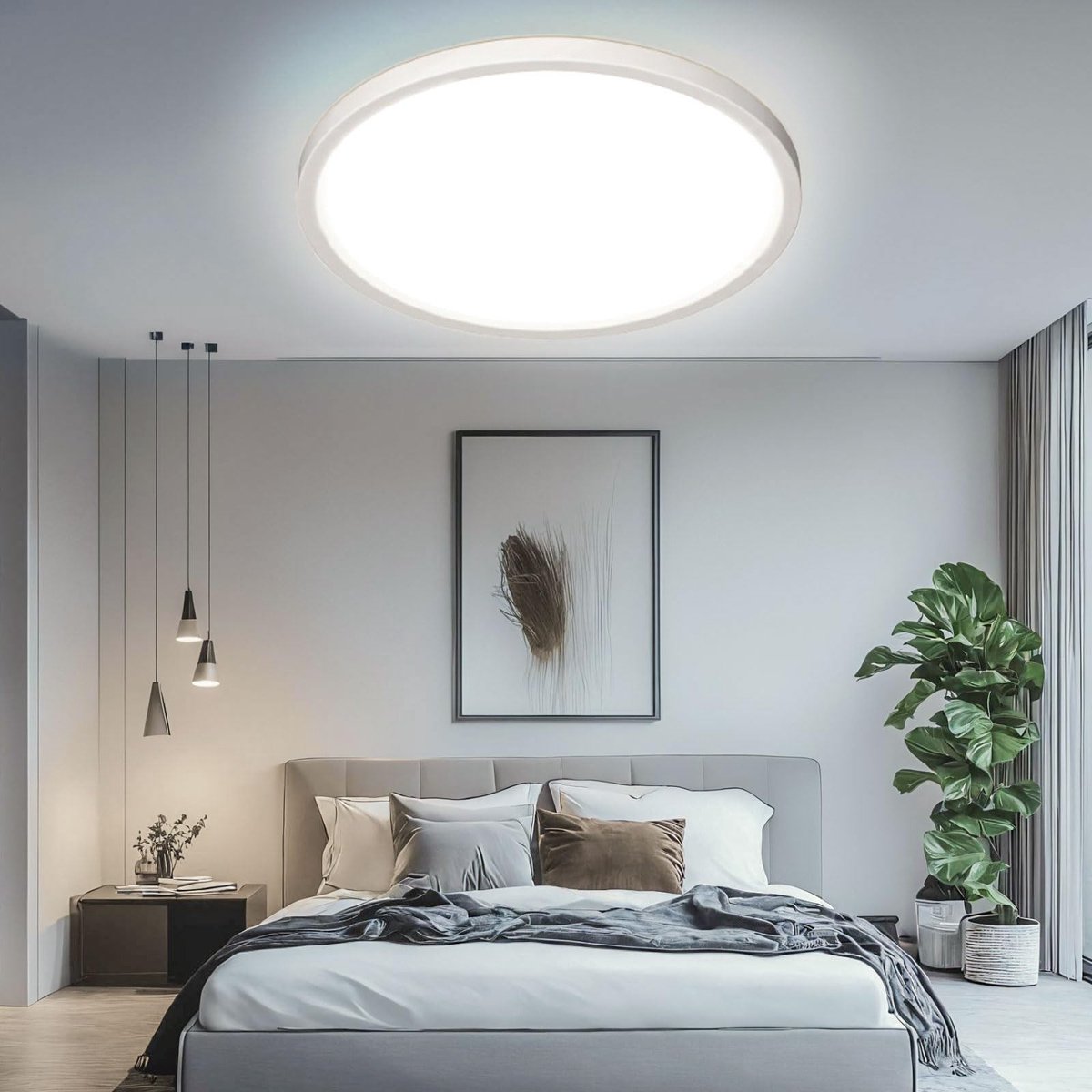 Omgoods - Ronde LED Plafondlamp voor Badkamer IP44
